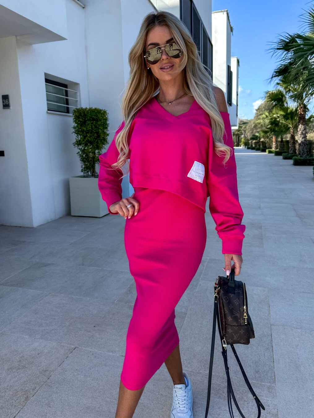 Mirela™ -  Casual Sweatshirt und Kleid Set