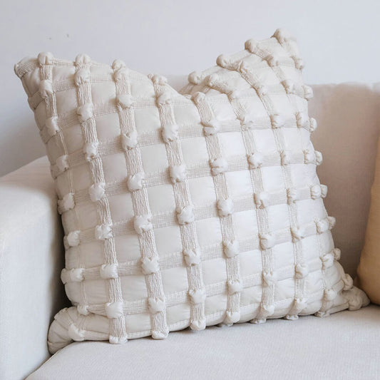 Luxusmode Kariert Dekorativ Lendenkissen Sofa Kissen