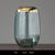 Goldene Folien-Blumenvase