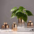 Sandsberg Spiegelnde Gradient-Gold-Vase | Modernes Design | Dekoratives Highlight für Zuhause