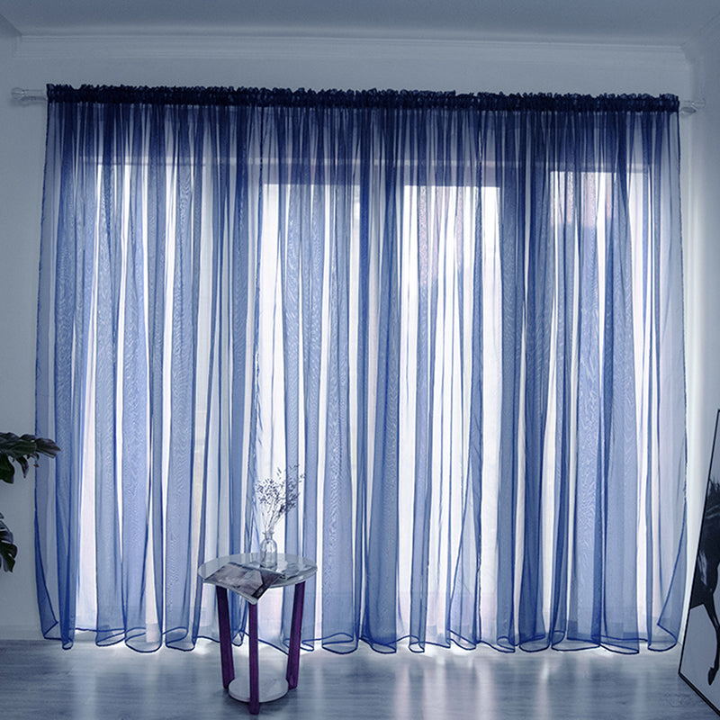 Einfache Voile Fenster Gardine