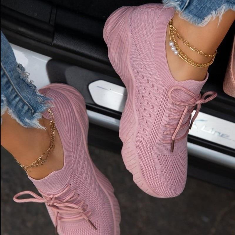FlexiFit️ Damen Sneaker | Superleicht, Rutschfest, Atmungsaktiv