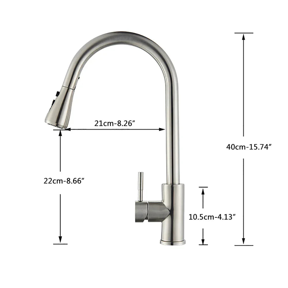 FlexStream Wasserhahn - Stilvolle Küchenarmatur mit flexiblem Auslauf