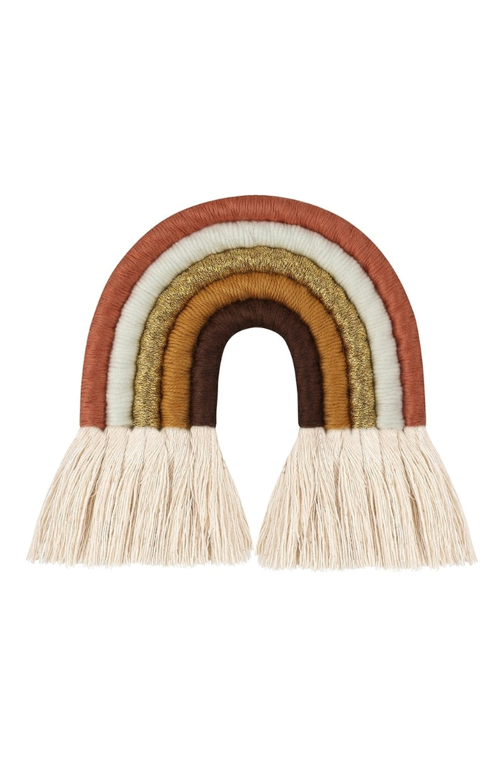 Makramee Regenbogen Wandbehang