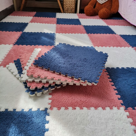 Four Seasons Universal Wildleder Bodenmatte Nähte Schlafzimmer Wand-zu-Wand Teppichboden Nachttisch Prinzessin Zimmer Teppich Teetisch Tatami