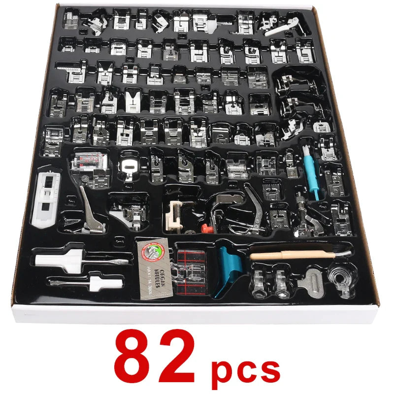 Nähmaschinen-Fußsatz-Kit: Haushaltsstrickzubehör für Brother, Babylock, Singer, Janome, Elna, Toyota