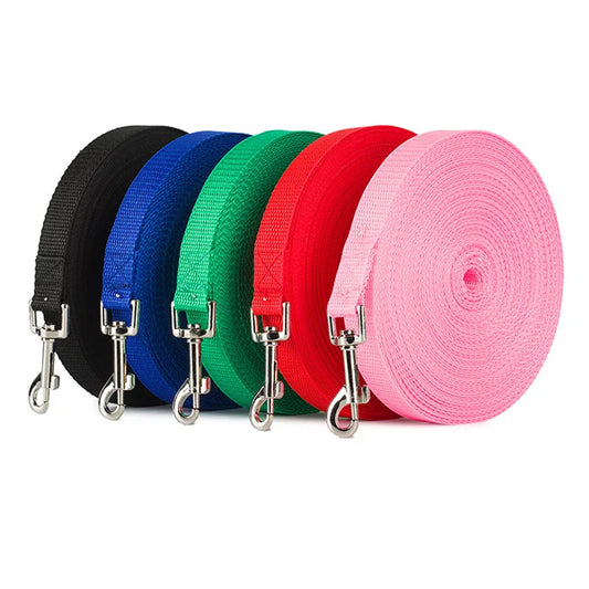 Sandsberg Lange Nylon Hundeleine – Robuste Leine für Spaziergänge und Training