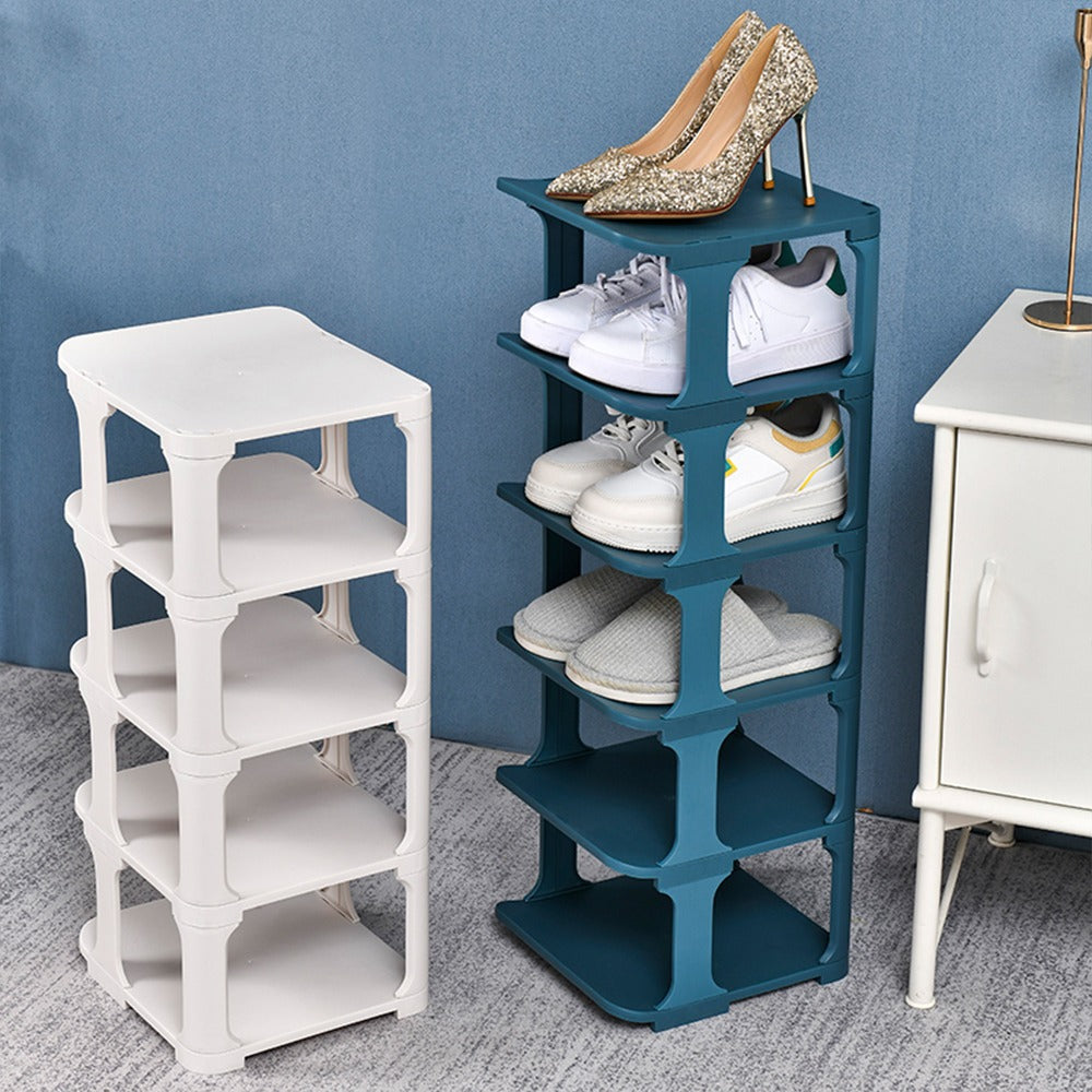 4 Stück Schuhregale Regal Groß Stapelbar
