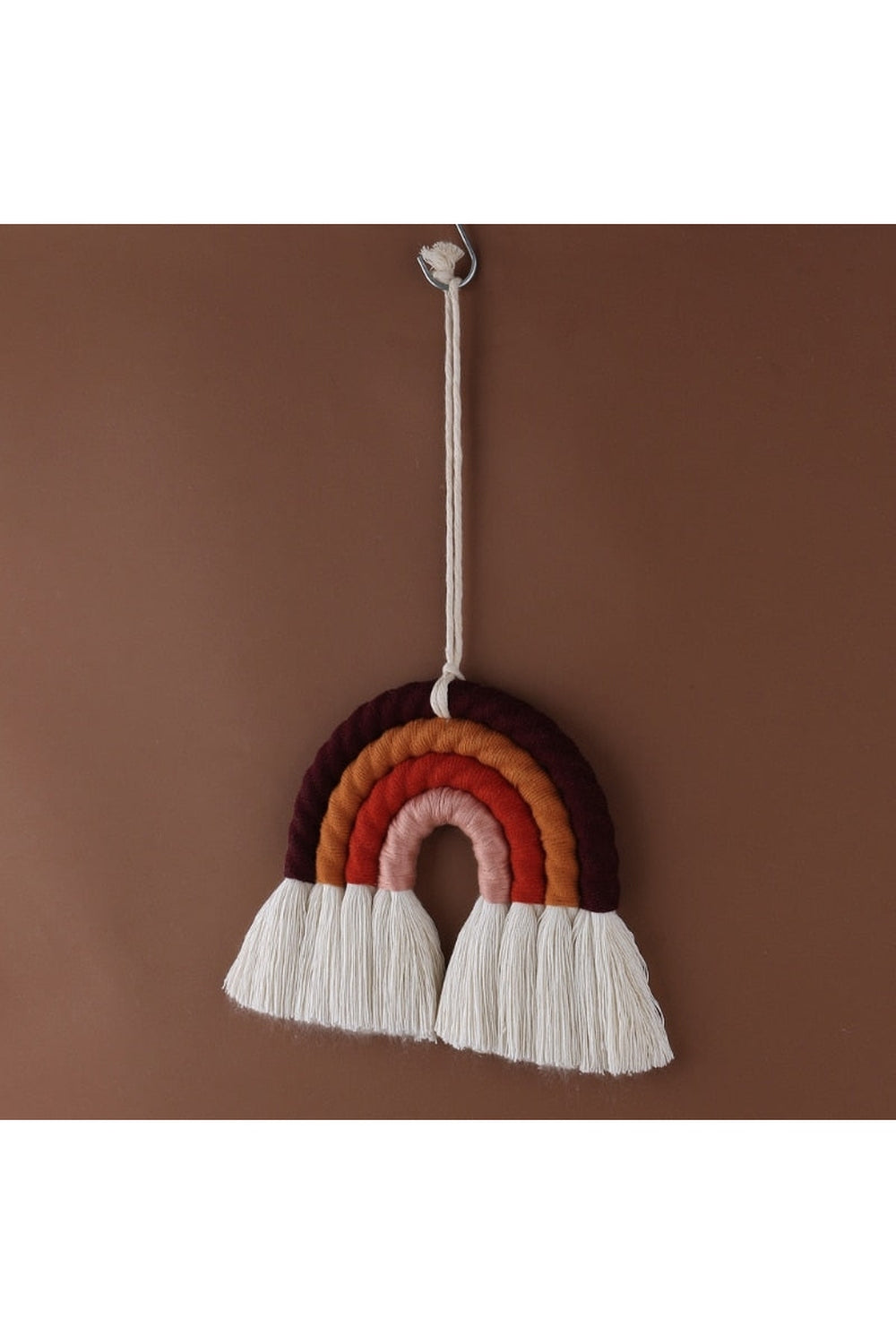 Makramee Regenbogen Wandbehang