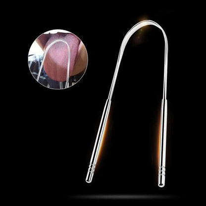 Sandsberg | Zungenschaber aus Edelstahl für frischen Atem & Mundhygiene