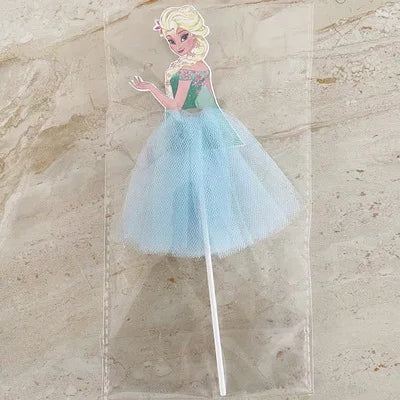 Frozen Elsa Anna Prinzessinnen Tortendekorationen - 1 Stück, Perfekt für Mädchen Geburtstagsfeier Dekorationen