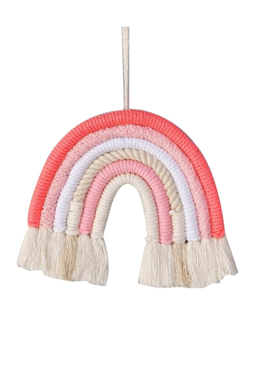 Makramee Regenbogen Wandbehang