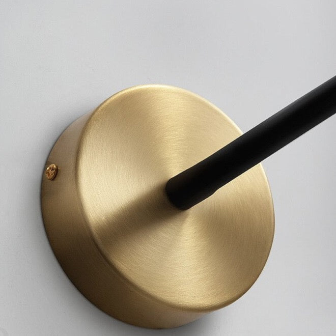 Moderne flexible goldene Wandleuchte