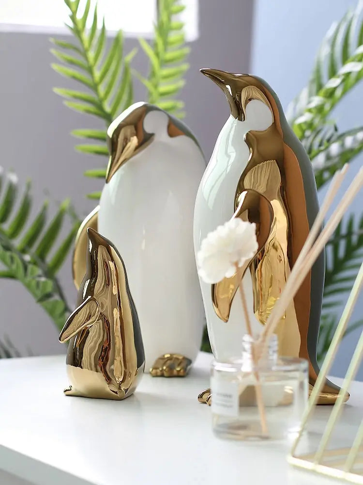 Chic - Luxuriöse Pinguin-Ornamente