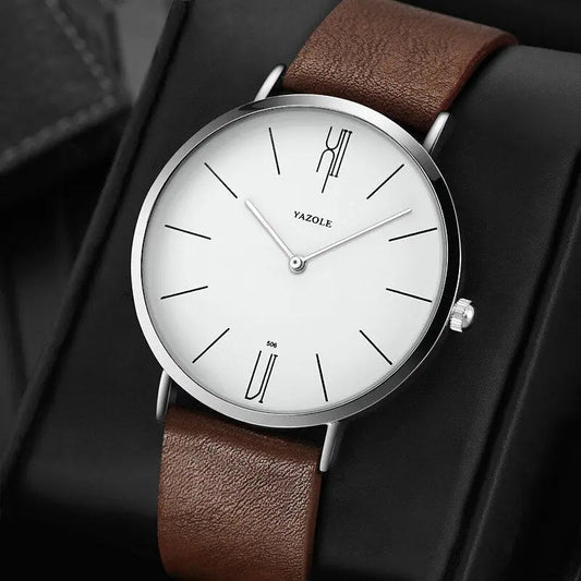 Herrenarmbanduhr im Old-Money-Stil, klassisch und stilvoll