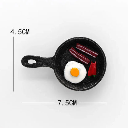 Sandsberg | Bionic Food Kühlschrankmagnet 3D kreative Cartoon Heimdekoration magnetischer süßer Kühlschrankmagnet magnetischer Aufkleber Kraft Nachricht