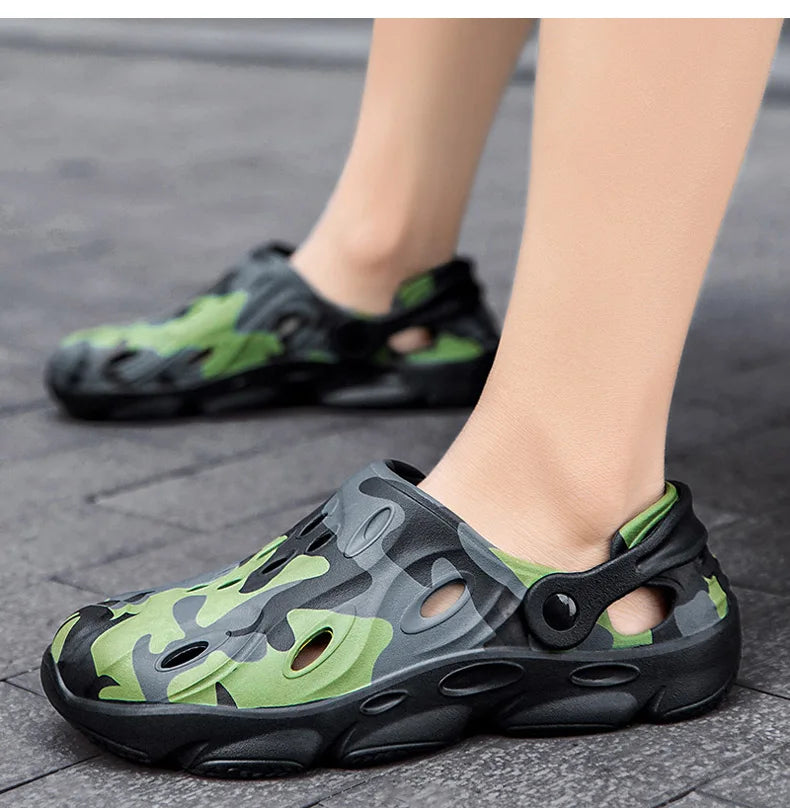 Herren Clogs Strand Sandalen Sommer lässige Garten Schuhe Clog leichtgewicht