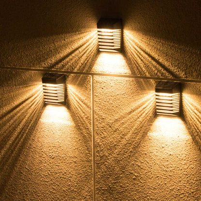 Sandsberg | Solar LED Gartenwandlampe – Solarbetriebene Außenbeleuchtung für Terrasse und Garten