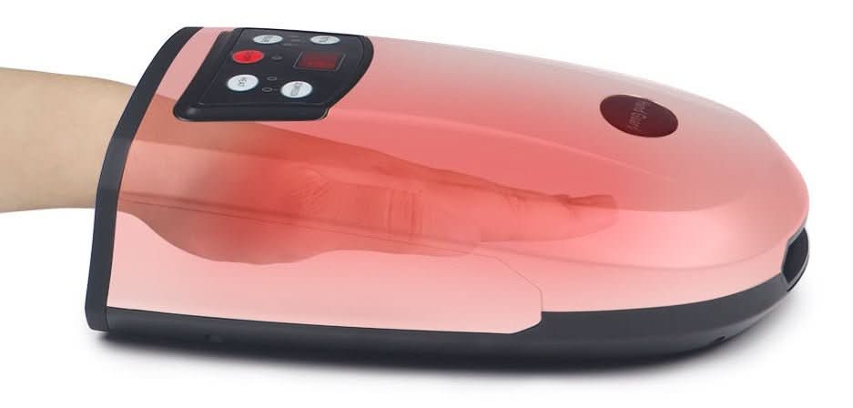 Sandsberg | Kabelloses Handmassagegerät mit Luftkompression & Heizfunktion
