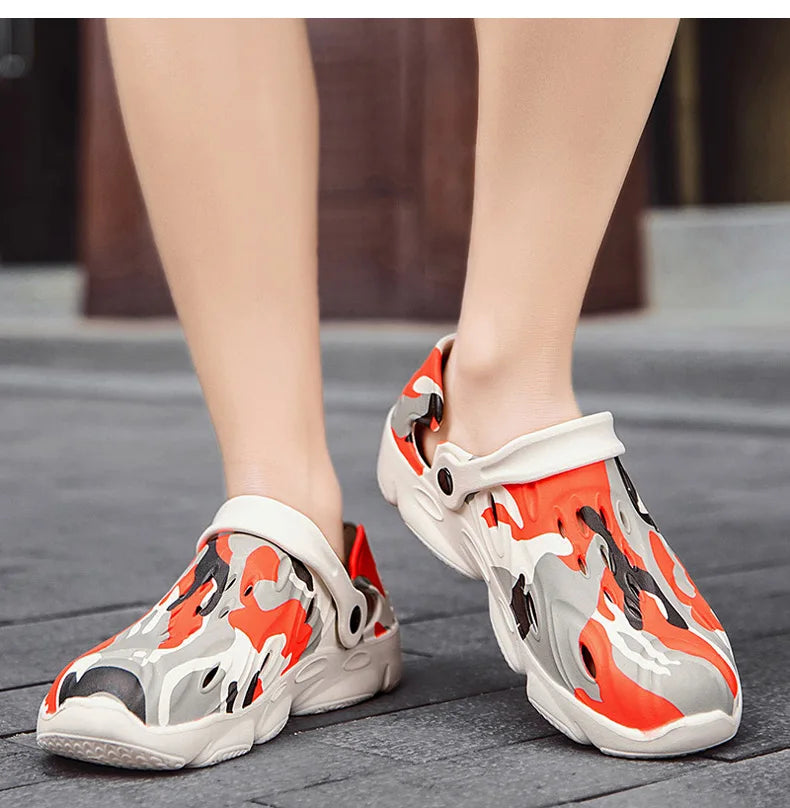 Herren Clogs Strand Sandalen Sommer lässige Garten Schuhe Clog leichtgewicht