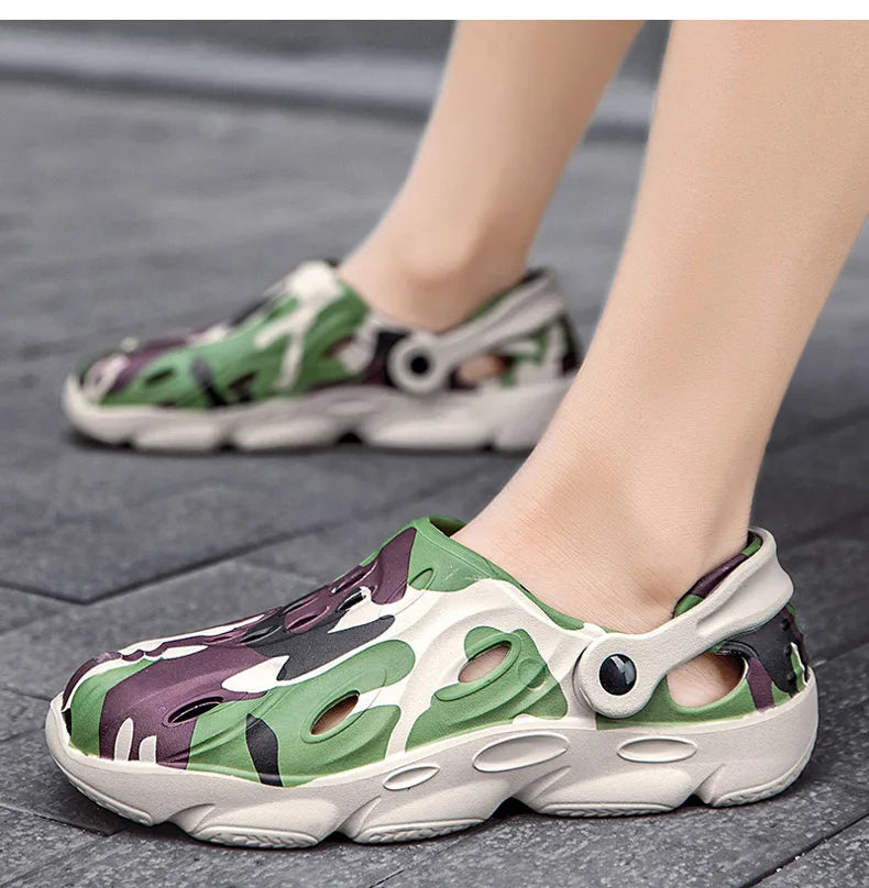 Herren Clogs Strand Sandalen Sommer lässige Garten Schuhe Clog leichtgewicht