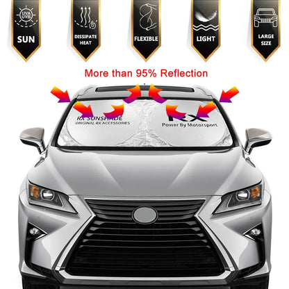 Sandsberg | Faltbarer Auto-UV-Schutz für die Windschutzscheibe