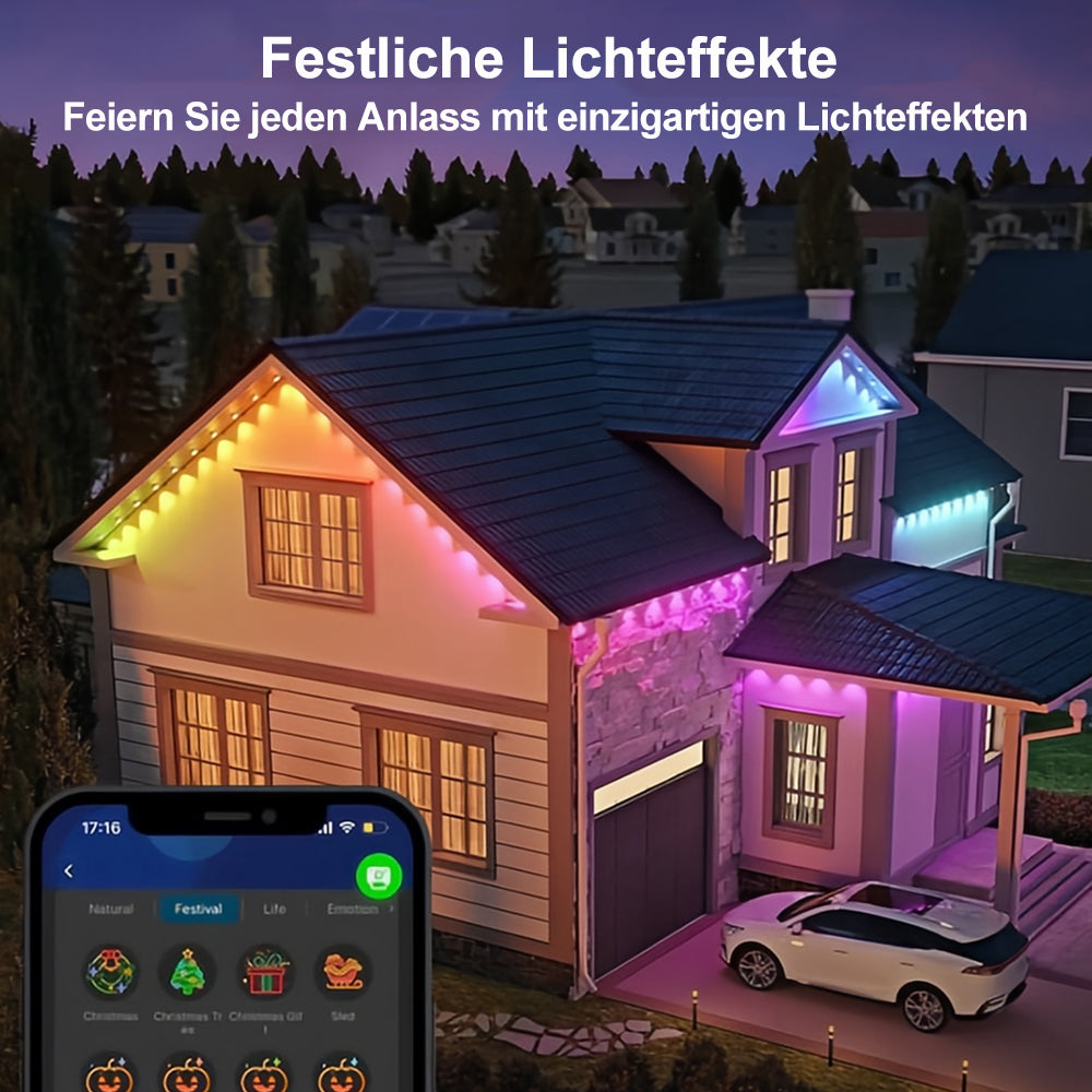 ⛄Wi-Fi Bluetooth Intelligente LED für draußen🎃