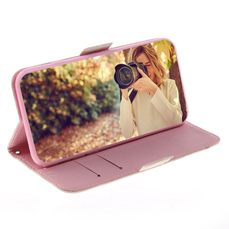 Sandsberg | 3D Buntes Zeichnen Schmetterling Hochhackige Schuhe Muster Horizontal Umklappen Lederhülle für Huawei P Smart Z / Y9 Prime 2019 / nova 5i, mit Halter & Kartenfächern & Geldbörse