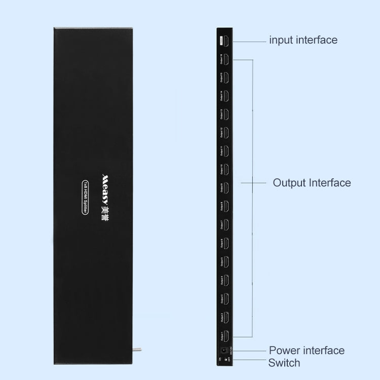 Sandsberg | Measy SPH116 1 bis 16 4K HDMI 1080P Simultananzeige Splitter (US-Stecker)