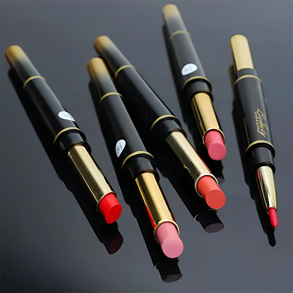 💕Doppelseitiger Automatischer Lippenstift Matt Wasserdicht