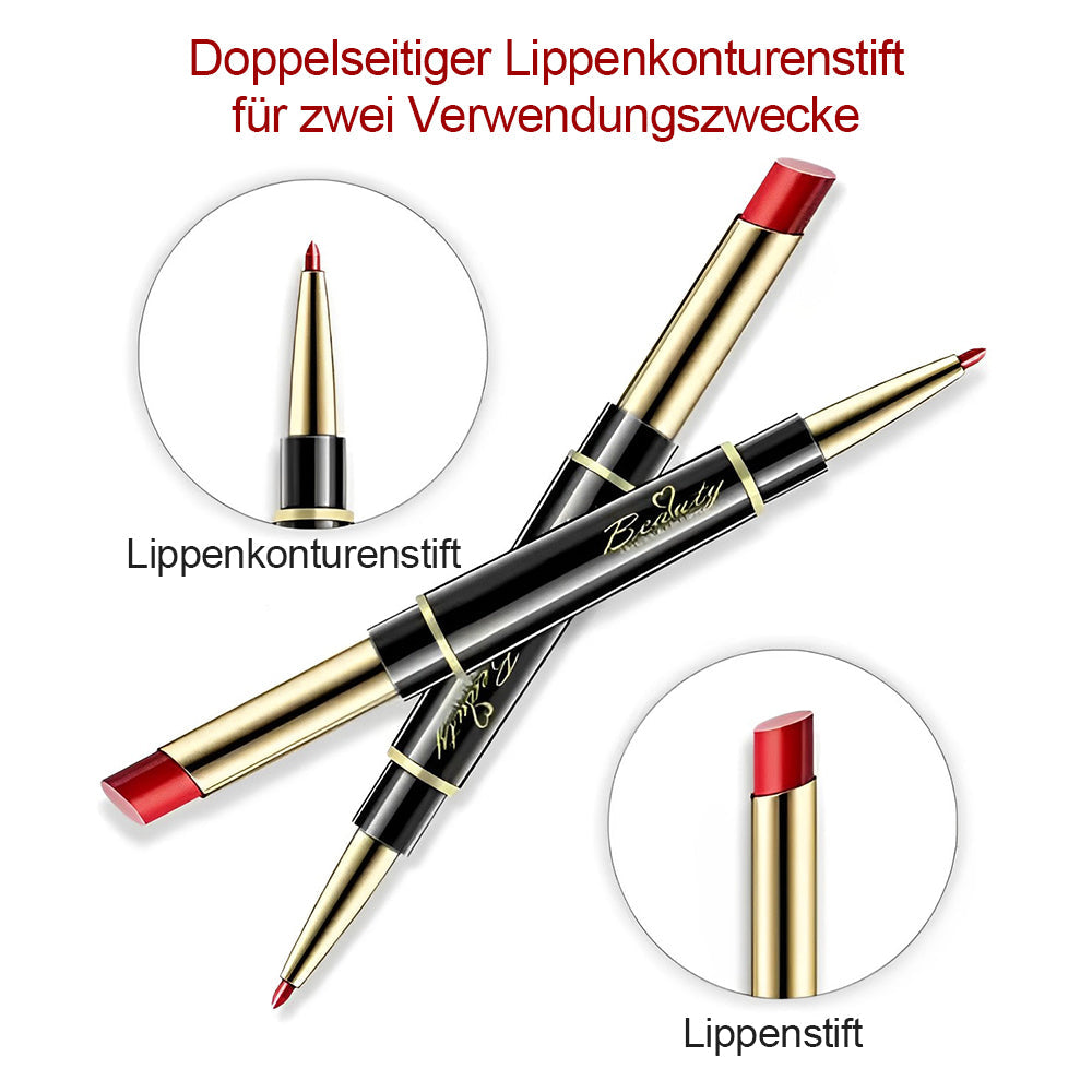 💕Doppelseitiger Automatischer Lippenstift Matt Wasserdicht