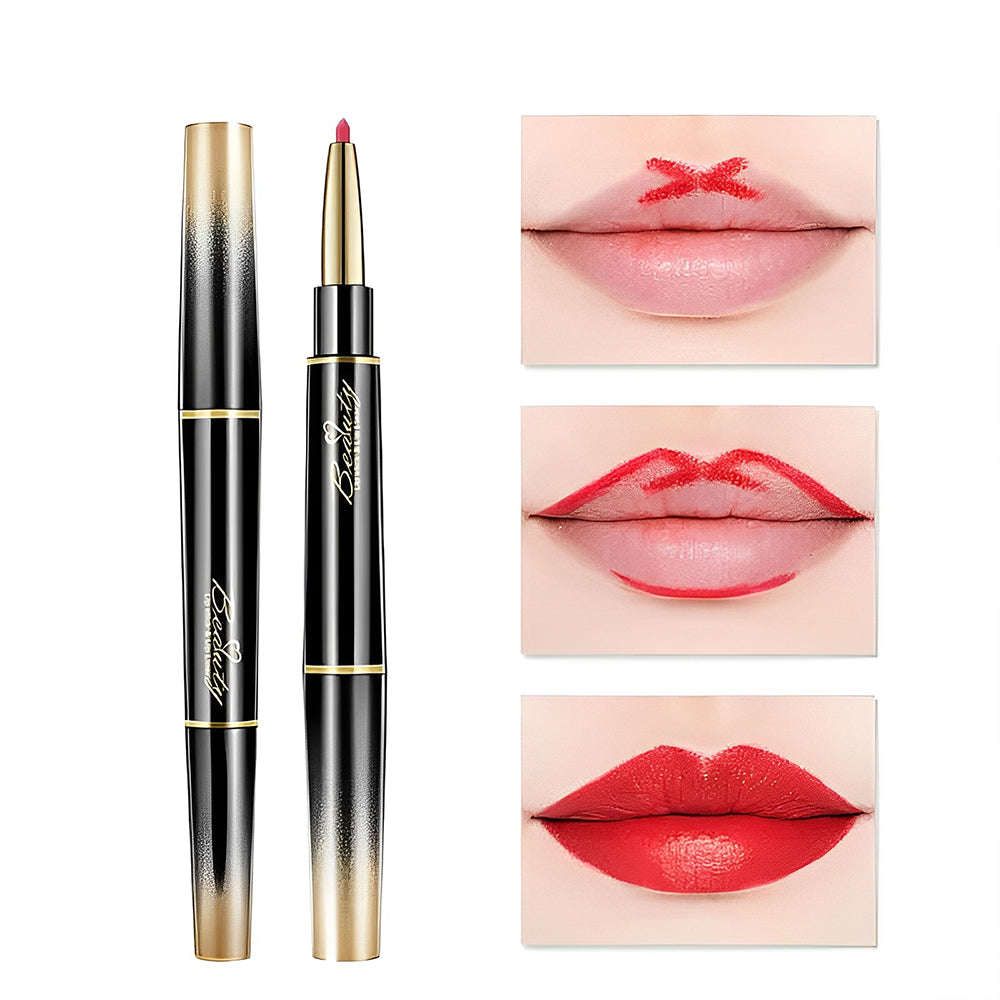 💕Doppelseitiger Automatischer Lippenstift Matt Wasserdicht