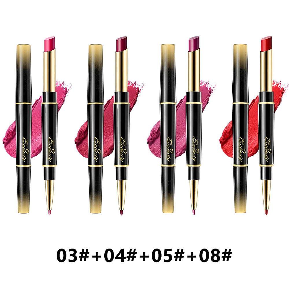 💕Doppelseitiger Automatischer Lippenstift Matt Wasserdicht