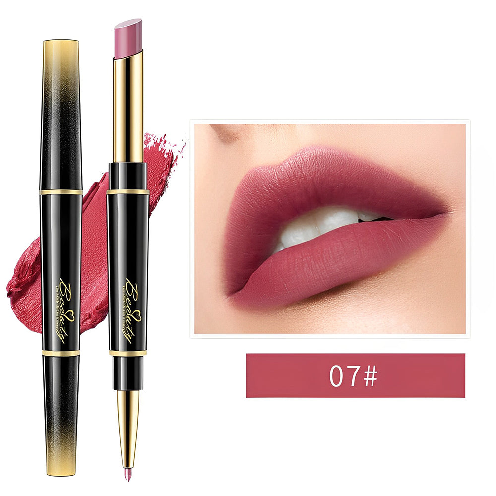 💕Doppelseitiger Automatischer Lippenstift Matt Wasserdicht