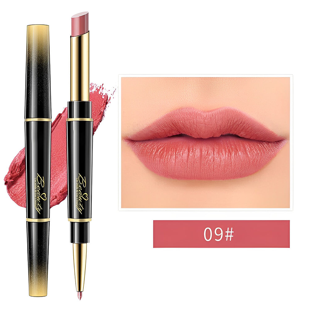 💕Doppelseitiger Automatischer Lippenstift Matt Wasserdicht