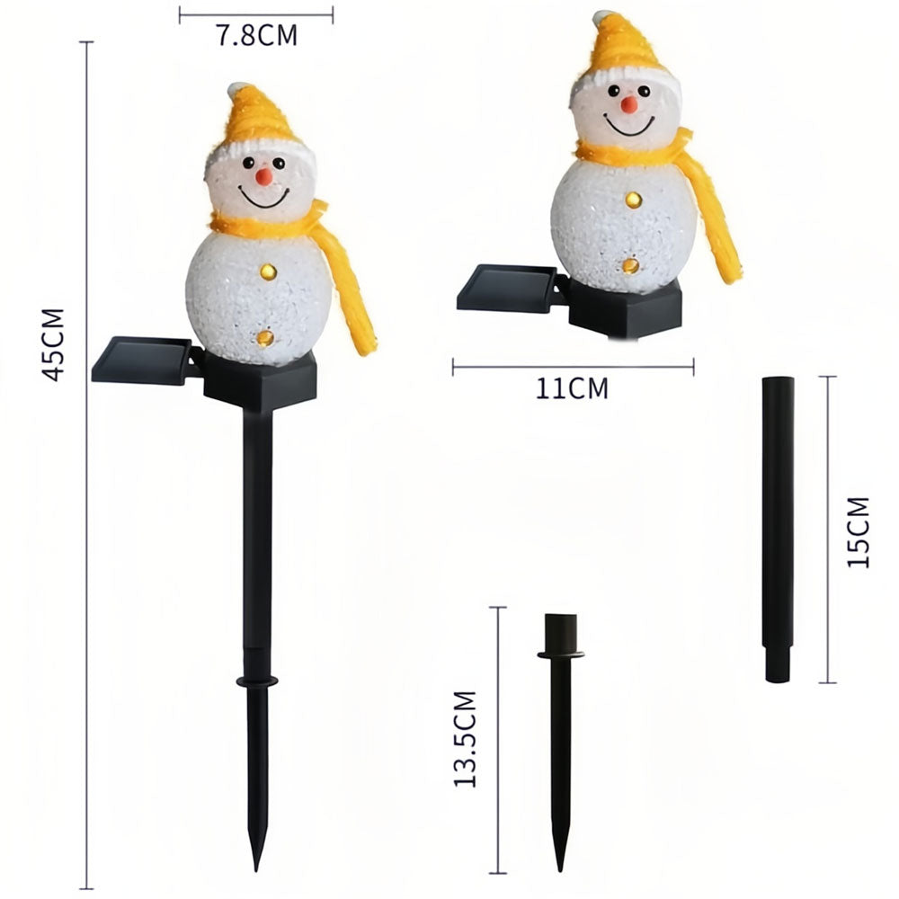 Wasserdicht Solar Schneemann Lampe