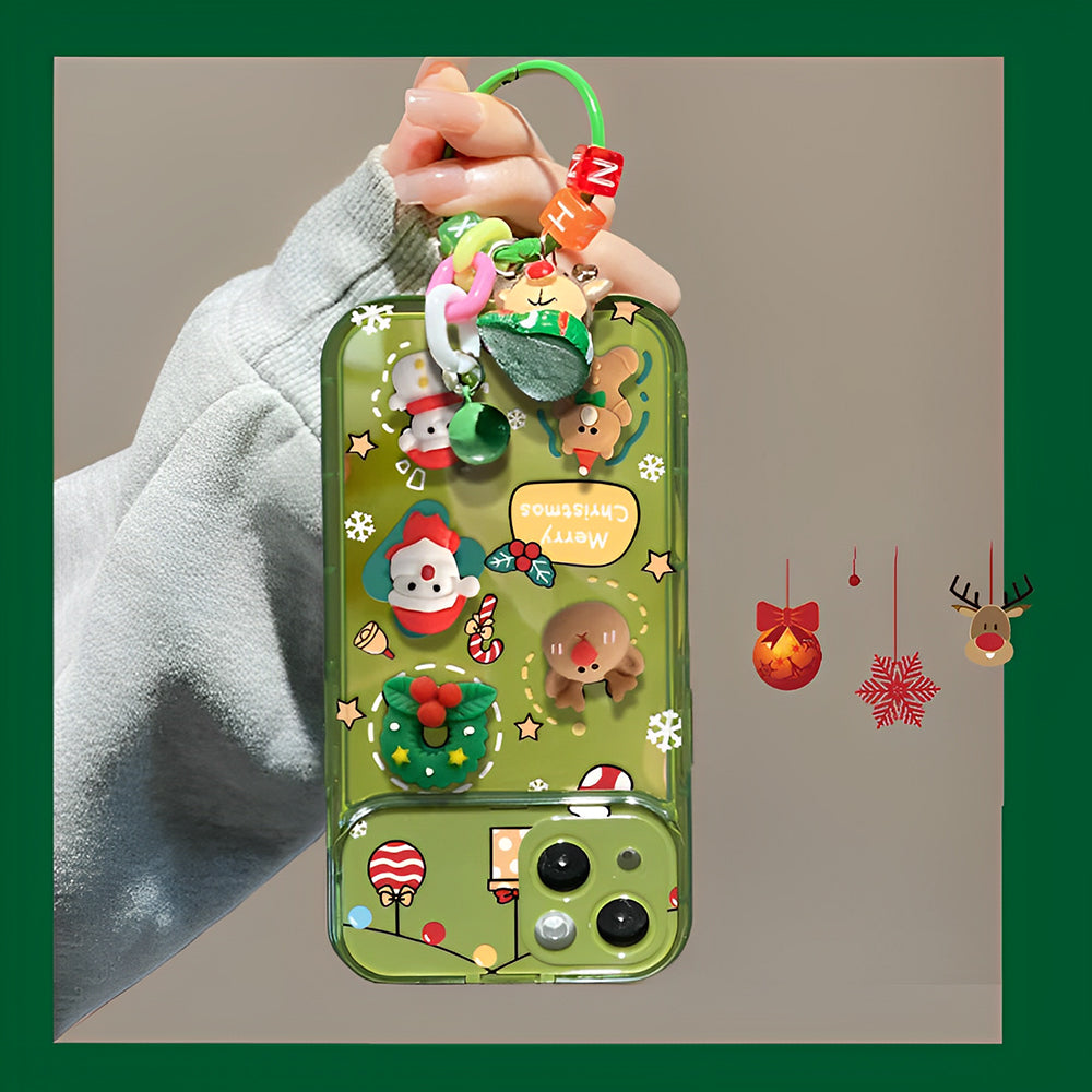 Weihnachtsbaum Anhänger Flip Spiegelhülle für iPhone