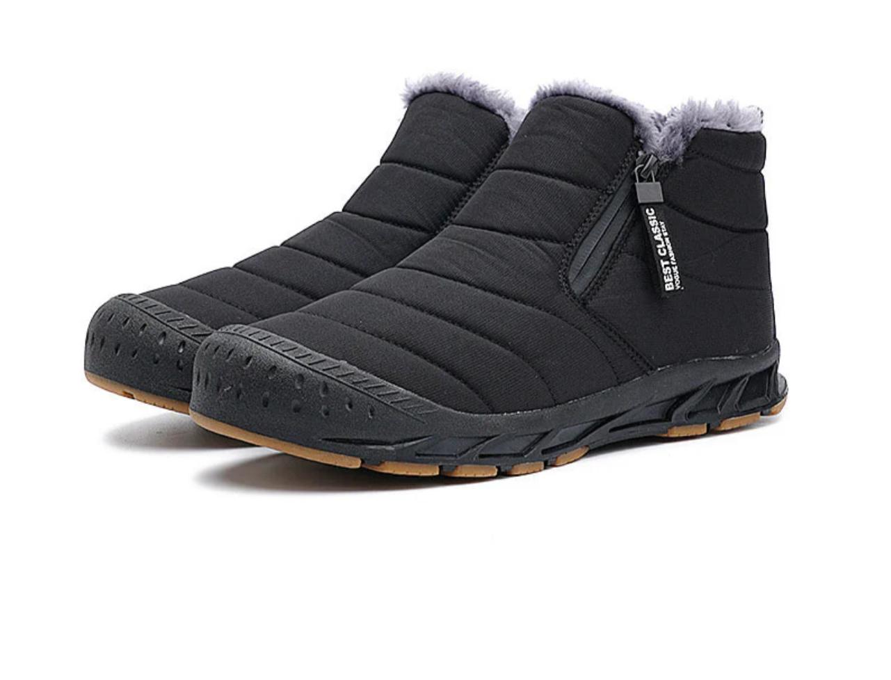 Damen warme Winter Kunstpelz, gefüttert mit wasserdichten Outdoor Schneestiefeln