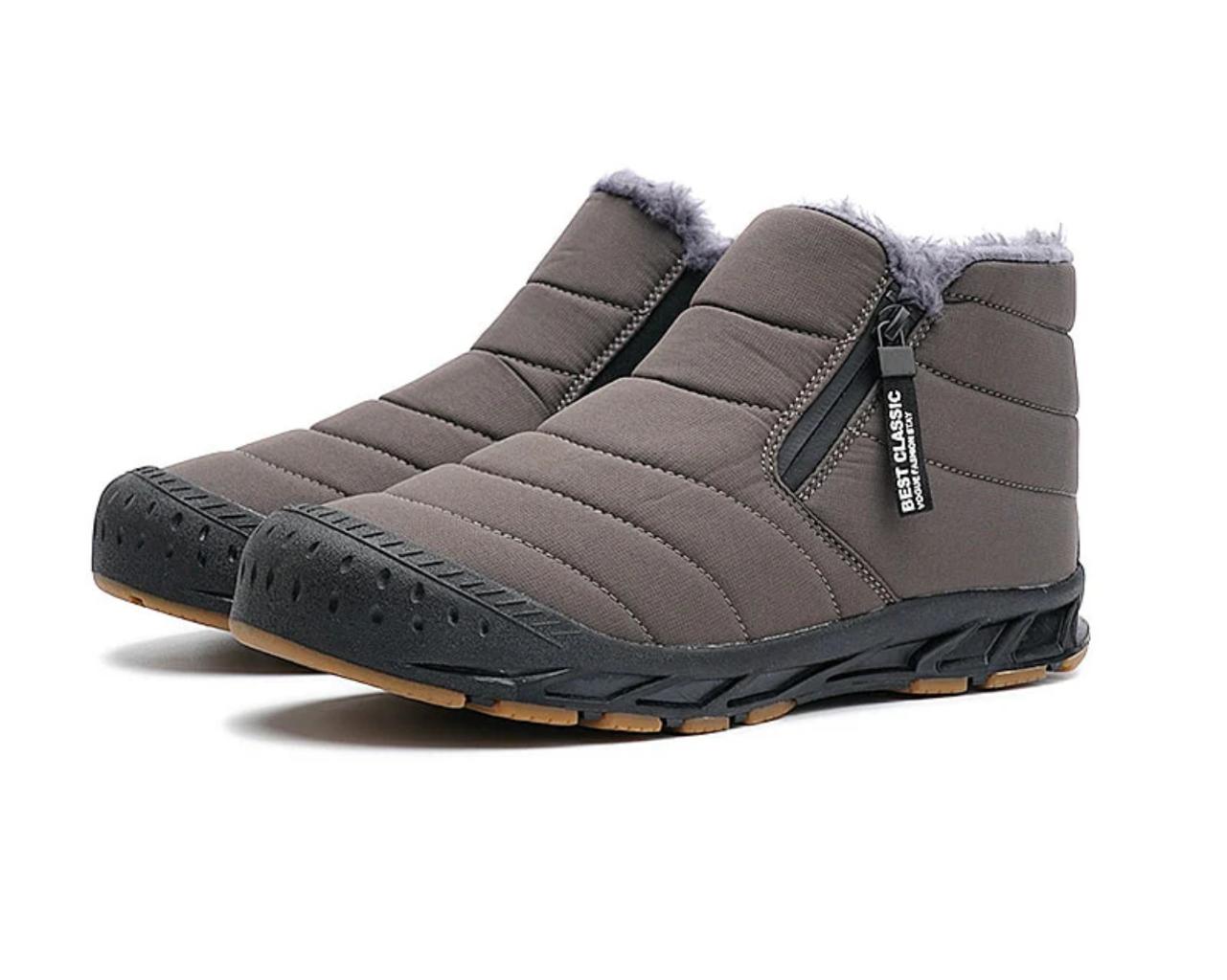 Damen warme Winter Kunstpelz, gefüttert mit wasserdichten Outdoor Schneestiefeln