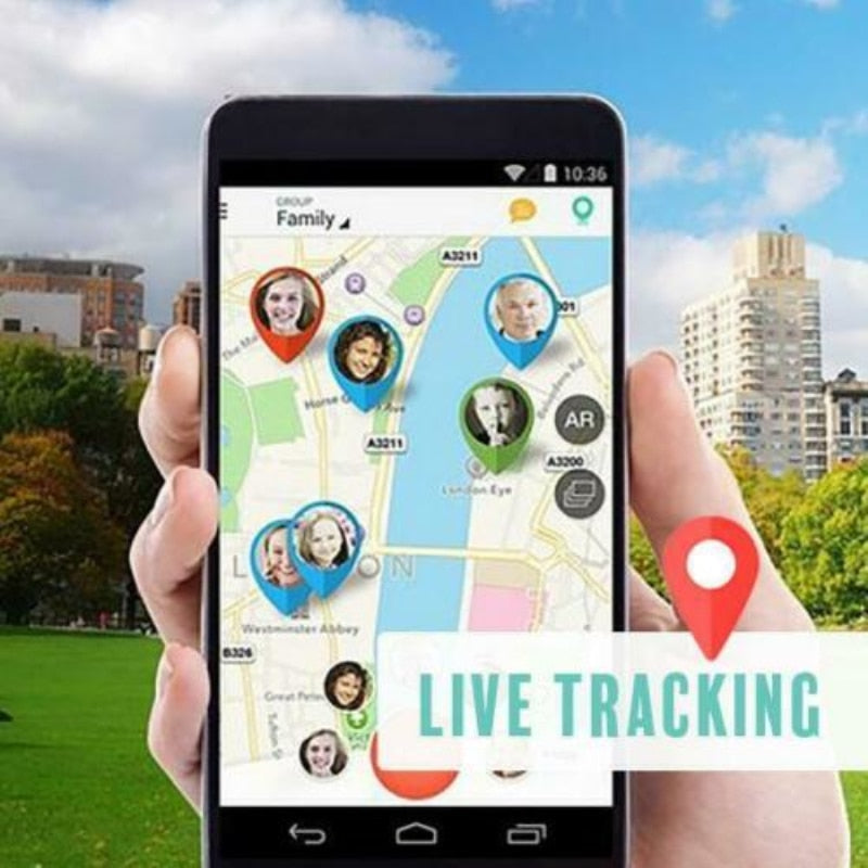Mini-GPS-Tracker für Kinder – Mini-GPS-Trackinggerät für Haustiere, Kinder, Auto und mehr