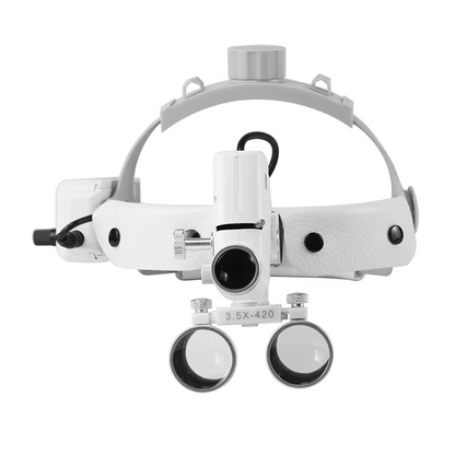 Sandsberg | ProVision 5W LED Dental- und chirurgische Stirnlampe mit 3,5X Vergrößerungsgläsern