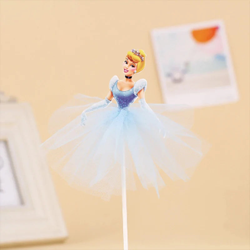 Frozen Elsa Anna Prinzessinnen Tortendekorationen - 1 Stück, Perfekt für Mädchen Geburtstagsfeier Dekorationen