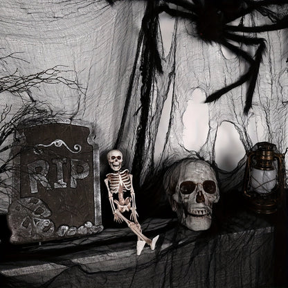 Sandsberg | Halloween Schwarze Stoffhängedekoration – Polyester Gruseldekor