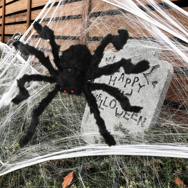 Sandsberg | CreepyCrawl Riesenspinne – Realistisches Halloween Gartenrequisite