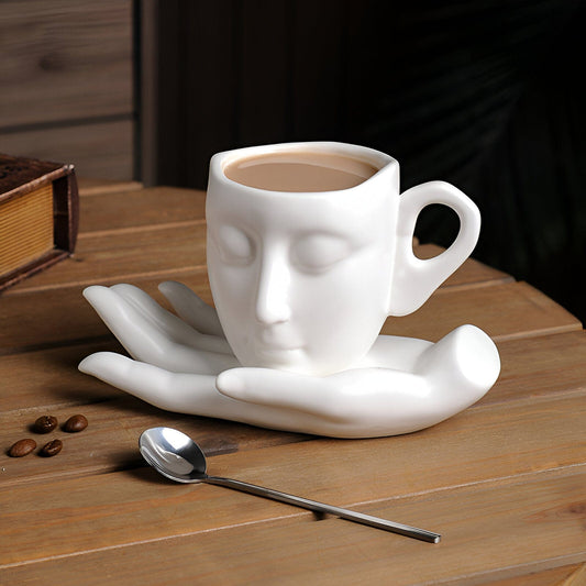 Abstrakte Kunst Kaffee Set