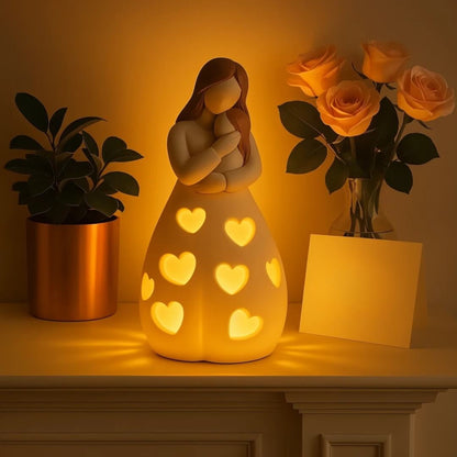 Sandsberg | Heart of Mum Ambient Lampe – Warmes LED Licht für Zuhause & Geschenkdekoration