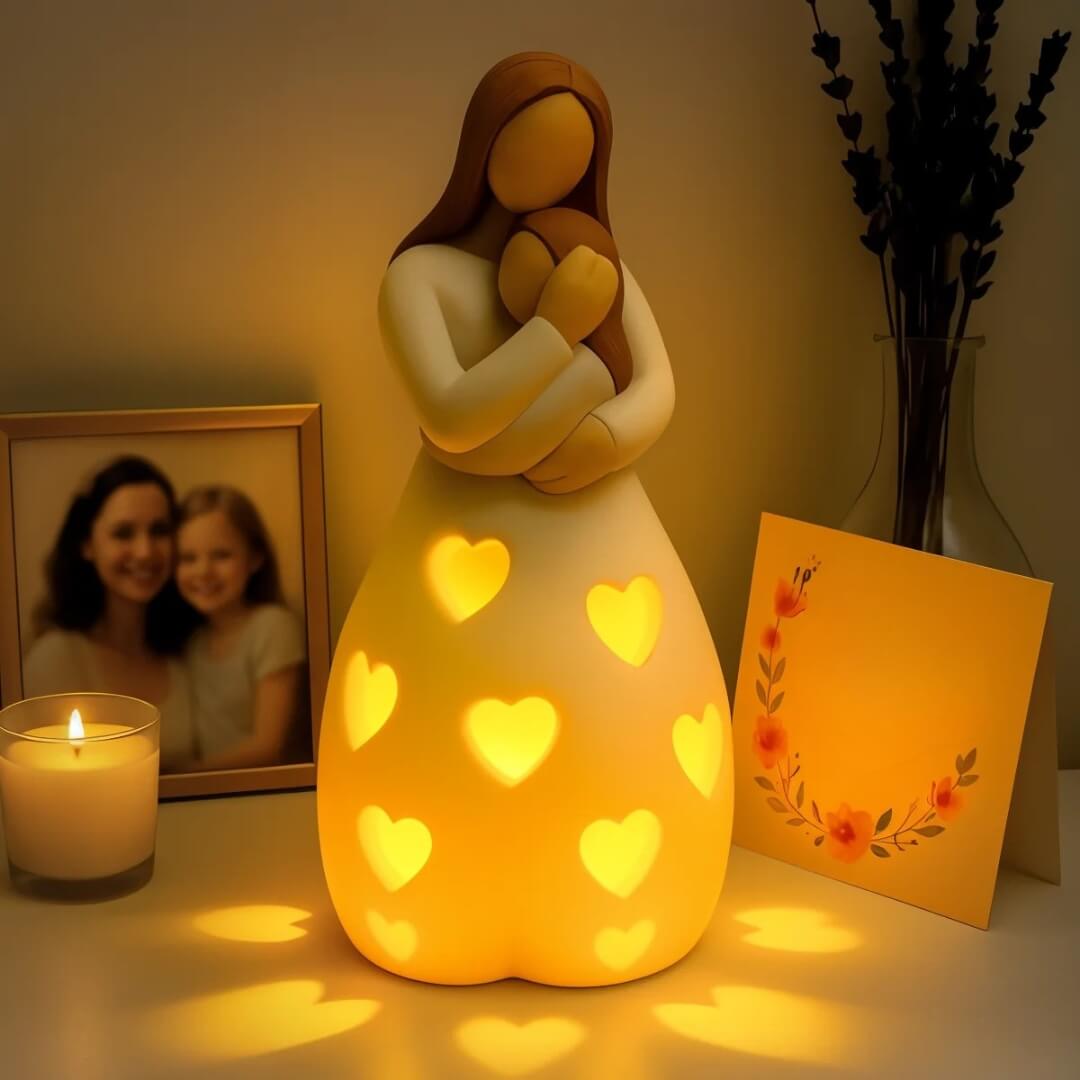 Sandsberg | Heart of Mum Ambient Lampe – Warmes LED Licht für Zuhause & Geschenkdekoration