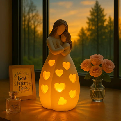 Sandsberg | Heart of Mum Ambient Lampe – Warmes LED Licht für Zuhause & Geschenkdekoration