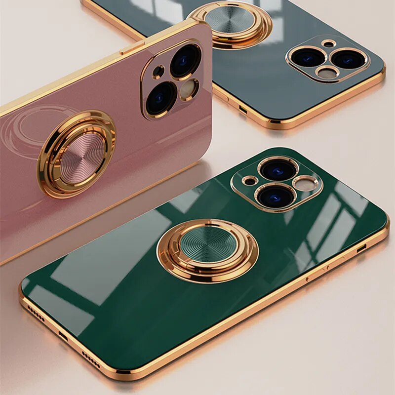 Luxuriöses, beschichtetes Silikon-Telefongehäuse (V1)