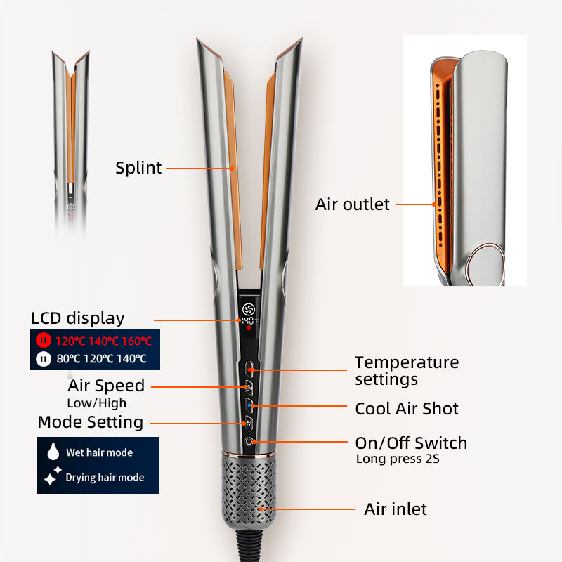 Sandsberg | StraightStyler | 2-in-1 Haartrockner & Glätteisen für müheloses Styling
